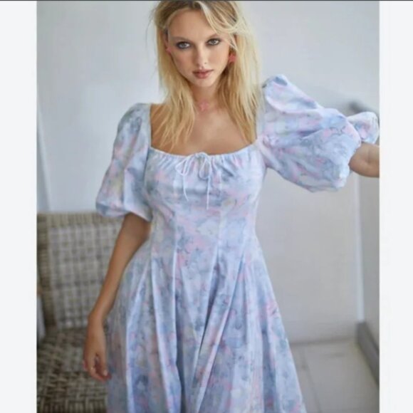 Selkie Monet Day Dress - Picture 1 of 7